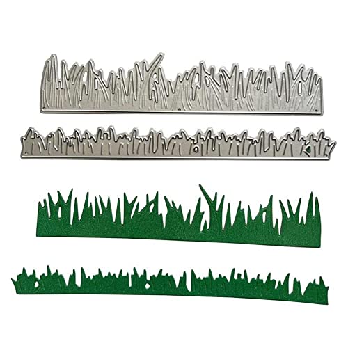 Gras-Stanzformen, grünes Gras, Metall, Stanzformen für DIY, Scrapbooking, Album, Karten, dekorative Papierherstellung, Basteln A9Y8 von Generic