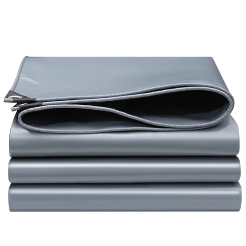 Graue Abdeckplane 1 x 1,5 m, 2 x 3 m, 2 x 4 m, 3 x 4 m, 3 x 6 m, 4 x 5 m, 5 x 6 m, strapazierfähige doppelseitige wasserdichte PVC-Plane für Camping, Bodenplanen, Zwinger, Hühnerstalldach (4 Graue Abdeckplane 1 x 1,5 m, 2 x 3 m, 2 x 4 m, 3 x 4 m, 3 x 6 m, 4 x 5 m, 5 x 6 m, strapazierfähige doppelseitige wasserdichte PVC-Plane für Camping, Bodenplanen, Zwinger, Hühnerstalldach (4 von Generic
