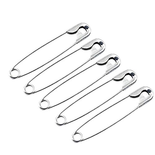 Große Sicherheitsnadeln Größe 4 / 52mm 50Pcs Silber Neuerscheinung und beliebt Schön und praktisch Große Sicherheitsnadeln Größe 4 / 52mm 50Pcs Silber Neuerscheinung und beliebt Schön und praktisch von Generic