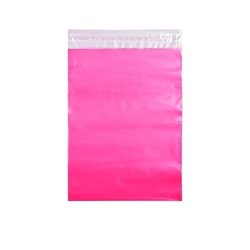 Große Versandtaschen, Starke Postversandtaschen, 51x60cm Polybeutel für Versand, Lieferung, Paketversand, 100 Stück(Pink 19 * 28cm) von Generic