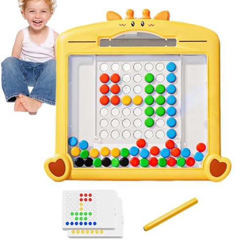 Große magnetische Punktkarte, großes magnetisches Doodle-Tafel,Künstlerischer Zeichentisch mit magnetischen Punkten | Lernspielzeug, Farbmuster-Pad mit Stiftperlen Große magnetische Punktkarte, großes magnetisches Doodle-Tafel,Künstlerischer Zeichentisch mit magnetischen Punkten | Lernspielzeug, Farbmuster-Pad mit Stiftperlen von Generic