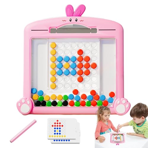 Großes magnetisches Doodlebrett, magnetischer Zeichentisch für Kinder, künstlerischer Zeichentisch mit magnetischen Punkten | Reise-Lernspielzeug, Farbmuster-Pad mit Perlin Großes magnetisches Doodlebrett, magnetischer Zeichentisch für Kinder, künstlerischer Zeichentisch mit magnetischen Punkten | Reise-Lernspielzeug, Farbmuster-Pad mit Perlin von Generic