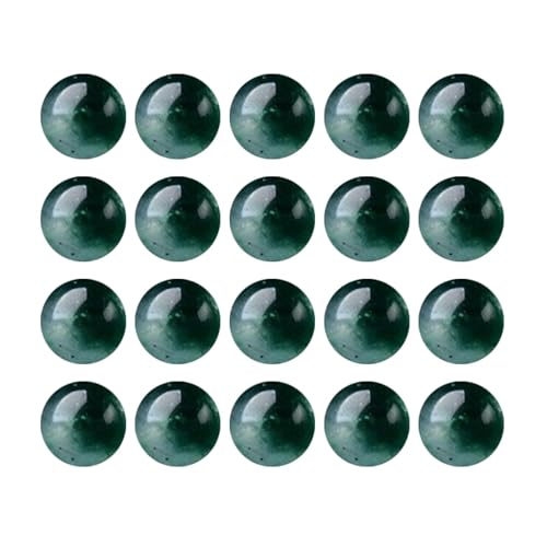 Grüne Perlen für Schmuckherstellung,Moosachat Perlen - 20 Stück 10mm grüne Perlen mit Edelsteinen | Steine für Schmuckherstellung, Perlen für Freunde, Weihnachten in Berühmten Grüne Perlen für Schmuckherstellung,Moosachat Perlen - 20 Stück 10mm grüne Perlen mit Edelsteinen | Steine für Schmuckherstellung, Perlen für Freunde, Weihnachten in Berühmten von Generic