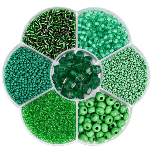 Grüne gemischte tschechische Glasperlen zur Herstellung von Armbändern, Halsketten, Ohrringen, Schlüsselanhängern und Kleidungsdekorationen. Grüne gemischte tschechische Glasperlen zur Herstellung von Armbändern, Halsketten, Ohrringen, Schlüsselanhängern und Kleidungsdekorationen. von Generic
