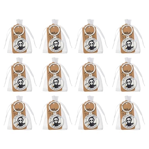 Gruselige Schlüsselanhänger,Halloween Schlüsselring 12 Stück | Niedlicher Schmuck Charm Für Partys Geburtstag Weihnachten Taschen Accessoires Gruselige Schlüsselanhänger,Halloween Schlüsselring 12 Stück | Niedlicher Schmuck Charm Für Partys Geburtstag Weihnachten Taschen Accessoires von Generic