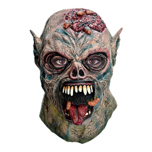 Gruseliger Kopf Halloween | Gruselige Kappen, Kostümzubehör für Outdoor-Shows Themenpark Spukhaus von Generic