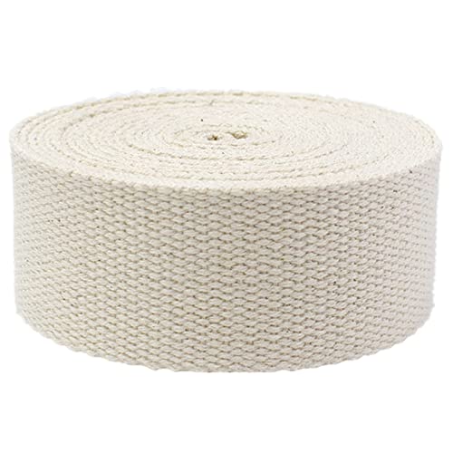 Gurtband, Baumwoll-Leinen-Gurtband für Taschengurte, 4,5 m/Los, beige, 50mm Gurtband, Baumwoll-Leinen-Gurtband für Taschengurte, 4,5 m/Los, beige, 50mm von Generic