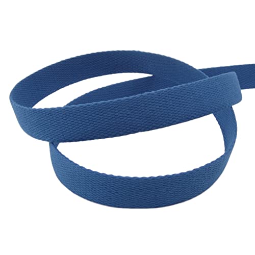 Gurtband, Baumwolle, 30mm breit, für Taschen, nähen, Meterware, 1 Meter (königsblau) von Generic