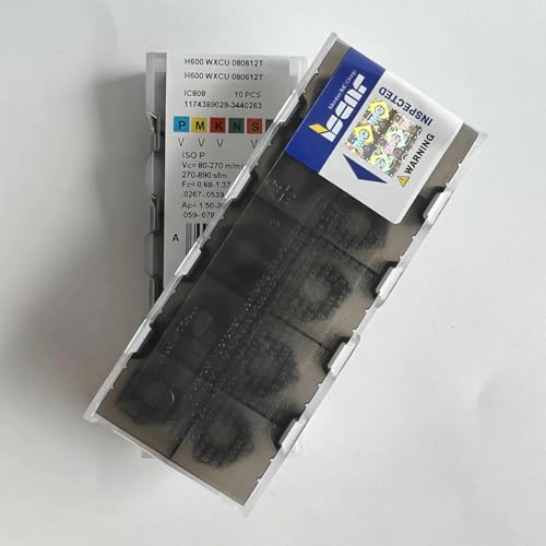 H600WXCU080612T IC808/Original Hartmetallklinge, 10 Stück H600WXCU080612T IC808/Original Hartmetallklinge, 10 Stück von Generic