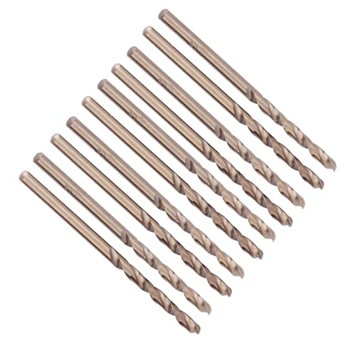 HSS-Co Bohrer Drehbohrmaschine, HSS-Co-Bohrer, 1,0-5,0 Mm Bohrbit Set M35 Cobalt Bohrer, für Automobilfederstahl Zum Bohren auf Edelstahl (1 mm) (1.5mm) (2mm) (2,5 mm) (3 mm) (3,2 mm) (3,5 mm) von Generic
