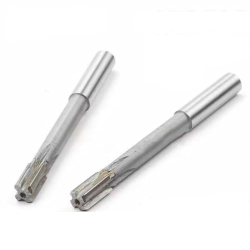 HSS Reibahlen, 4 Schneiden, gerade Schaft, 3 Stück H7/H8, langlebiges HSS Reibahlen-Set, Hochgeschwindigkeitsstahl Schaftfräser(6 * 150) von Generic