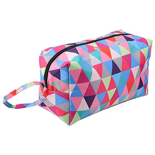 Häkelbeutel, Garnhalter Häkelgarnhalter Multikolor Häkelgewinde Nähtasche Ladys Aufbewahrungsbox Stricktasche für Häkelzubehör (Farbenfrohe achteckige Tasche klein) von Generic