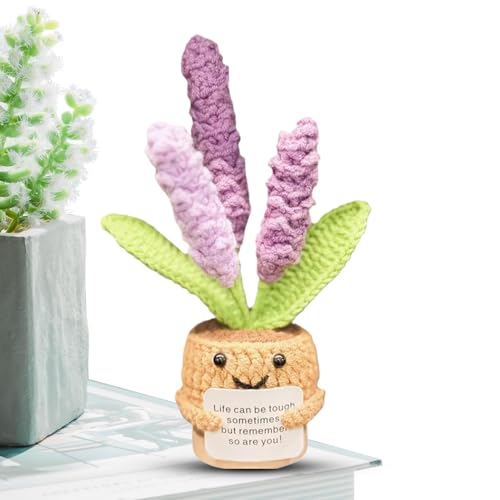 Häkelblumen, Lavendel – Häkeldekoration, Bürodekoration, mit Lavendel, Häkeldekoration, schöne Strickpflanze im für den Urlaub für Liebhaber und Freunde Häkelblumen, Lavendel – Häkeldekoration, Bürodekoration, mit Lavendel, Häkeldekoration, schöne Strickpflanze im für den Urlaub für Liebhaber und Freunde von Generic
