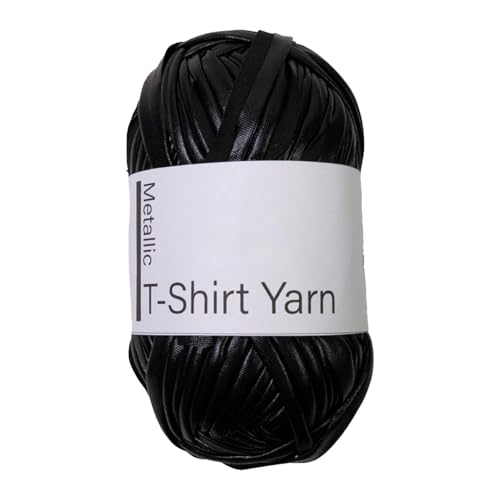 Häkelgarn, Strickgarn, glänzendes T-Shirt-Garn, modisches Garn zum Stricken, Häkeln und Basteln, glänzendes Strickgarn für Kleidung, T-Shirt Häkelgarn, Strickgarn, glänzendes T-Shirt-Garn, modisches Garn zum Stricken, Häkeln und Basteln, glänzendes Strickgarn für Kleidung, T-Shirt von Generic