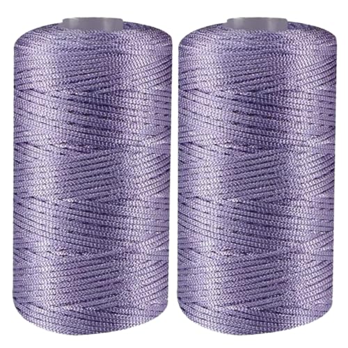 Häkelgarn - 2pcs Baumwollgarn | Strickgarne | Hand Stricken Leichten Körper Yarrn | Handgefertigtes Handwerk Nylon Häkeln Kabel | Metallgloss Dünner Baumwollfaden Für Diyy Summer Cool Hut Schuhe T Häkelgarn - 2pcs Baumwollgarn | Strickgarne | Hand Stricken Leichten Körper Yarrn | Handgefertigtes Handwerk Nylon Häkeln Kabel | Metallgloss Dünner Baumwollfaden Für Diyy Summer Cool Hut Schuhe T von Generic