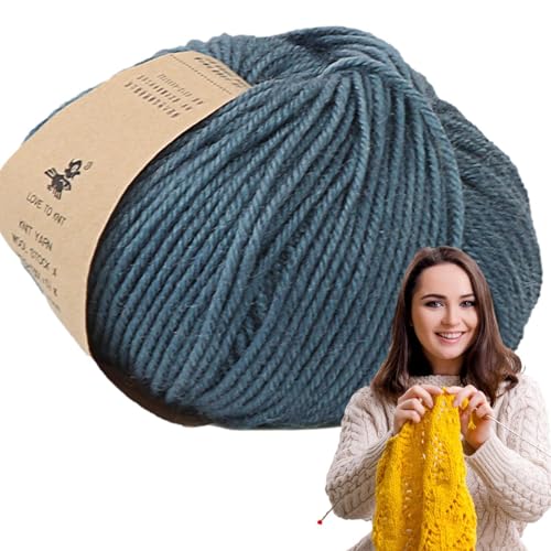 Häkelgarn – weiches Garn zum Handstricken und Häkeln, hautfreundliches Strickgarn für Damen, Mädchen, Freundin, Ehefrau, Schwester von Generic