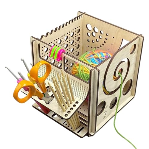 Häkelgarnschalen – Werkzeughalter für Häkelnadeln, Yarn aus | Strickschale aus mit Hakenwerkzeughalter, Häkelgarn, Organizer für Zubehör Häkelgarnschalen – Werkzeughalter für Häkelnadeln, Yarn aus | Strickschale aus mit Hakenwerkzeughalter, Häkelgarn, Organizer für Zubehör von Generic