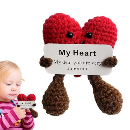 Häkeln Pocket Hug Heart – Gestricktes Herz, niedlich, Little Pocket Hug | Kuschelgeschenke, handgefertigt, gestrickter Taschenanhänger, gehäkeltes Herz, Geschenk Häkeln Pocket Hug Heart – Gestricktes Herz, niedlich, Little Pocket Hug | Kuschelgeschenke, handgefertigt, gestrickter Taschenanhänger, gehäkeltes Herz, Geschenk von Generic