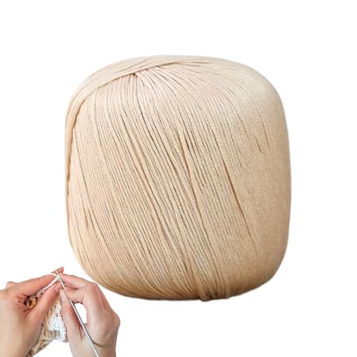 Häkeln aus Kaschmir-Garn | Baumwolle Häkelstrickfaden mit luxuriöser glatter Textur für komfortable Projekte | Premium Fleece Strickgarn für Schals Decken Handschuhe Hüte Pullover und tu Häkeln aus Kaschmir-Garn | Baumwolle Häkelstrickfaden mit luxuriöser glatter Textur für komfortable Projekte | Premium Fleece Strickgarn für Schals Decken Handschuhe Hüte Pullover und tu von Generic