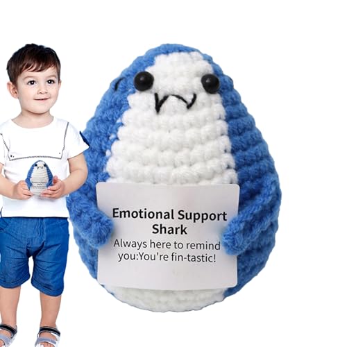 Häkelnadel zur emotionalen Unterstützung, lustig, kreativ, niedlich, mit positiver Karte, handgestrickte Wolle, für Geburtstag, Weihnachten Häkelnadel zur emotionalen Unterstützung, lustig, kreativ, niedlich, mit positiver Karte, handgestrickte Wolle, für Geburtstag, Weihnachten von Generic