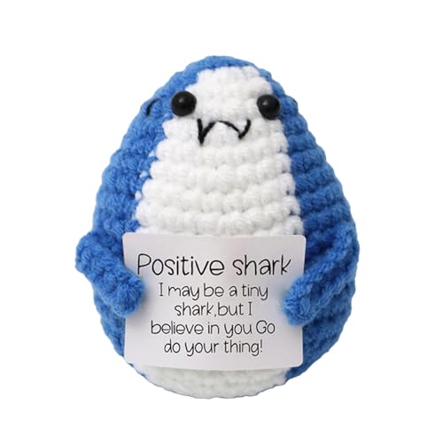 Häkelpuppe mit positiver Karte – Puppe zur emotionalen Unterstützung, lustige emotionale Unterstützung beim Häkeln | Niedliche handgefertigte Strickpuppe mit positiver Karte, Wollpuppe für Ihre Häkelpuppe mit positiver Karte – Puppe zur emotionalen Unterstützung, lustige emotionale Unterstützung beim Häkeln | Niedliche handgefertigte Strickpuppe mit positiver Karte, Wollpuppe für Ihre von Generic