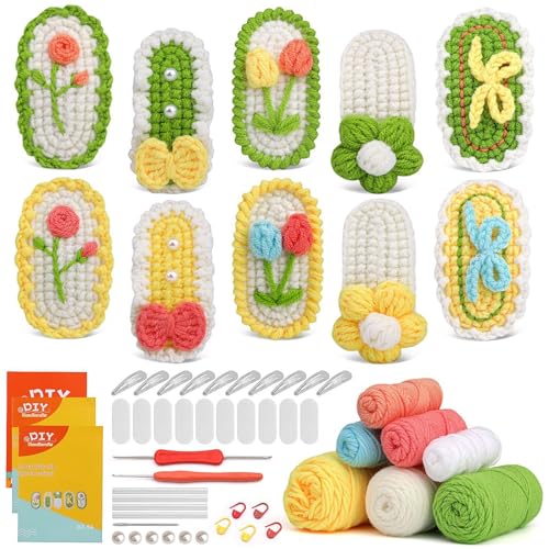 Häkelsets für Anfänger für Kinder, Häkelsets zum Stricken mit Garn – Häkelnadel-Set mit Video-Tutorials, Häkelset für Anfänger, Strickzubehör Häkelsets für Anfänger für Kinder, Häkelsets zum Stricken mit Garn – Häkelnadel-Set mit Video-Tutorials, Häkelset für Anfänger, Strickzubehör von Generic