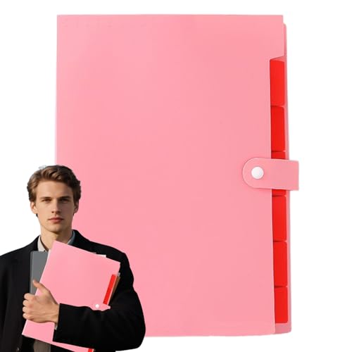 Hängeregister | Organizer Für Quittungen Zu Hause,A4 Größe Portable Aufbewahrungslösung Mit Farbigen Etiketten Und Mehreren Fächern Für Dokumentenorganisation Hängeregister | Organizer Für Quittungen Zu Hause,A4 Größe Portable Aufbewahrungslösung Mit Farbigen Etiketten Und Mehreren Fächern Für Dokumentenorganisation von Generic