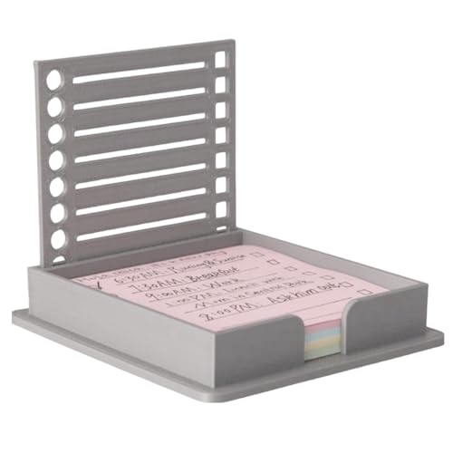 Haftnotiz-Vorlage, Haftnotizzettelhalter mit Schablone, Schreibtisch-Geldscheinspender | robuster, wasserdichter Acryl-Spender für 7,6 x Haftnotizen von Generic