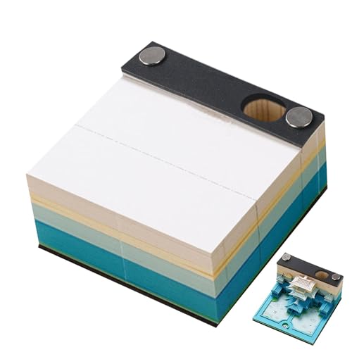 Haftnotizblock, Notizblock, reißen Sie den Kunstzettel aus Papier ab | Kunstnotizblock aus Palastpapier, Büronotizen, kreative Büroskulptur, Bastelnotizblock für l Haftnotizblock, Notizblock, reißen Sie den Kunstzettel aus Papier ab | Kunstnotizblock aus Palastpapier, Büronotizen, kreative Büroskulptur, Bastelnotizblock für l von Generic