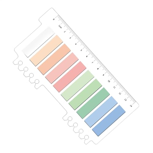 Haftnotizen – 200 Stück Haftstreifen | Seitenmarkier-Tabs | Notiz-Tabs | farbige Seitenindex-Tabs | Haftmarkier-Tabs | Lesetextstreifen für Schüler und Lehrer für Notizbuch, Sammelalbum, Datei von Generic
