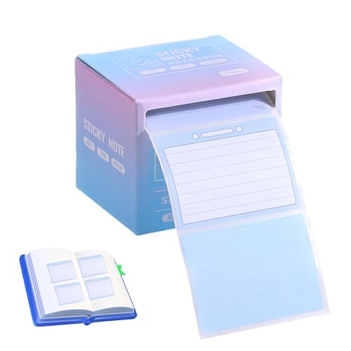 Haftnotizen 256 Blatt Haftnotizpapier Notizpapier Niedliche kleine Notizblöcke zum Bemalen Memoblöcke Memoblöcke Must-have für Lehrer von Generic
