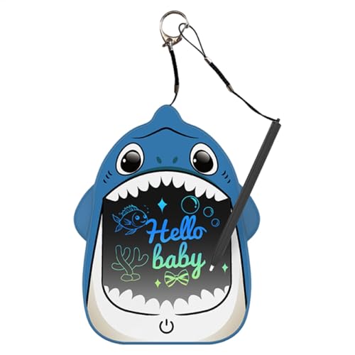 Hai-Zeichenbrett, Hai-Doodle Board, löschbares LCD-Doodle Tablet, kleines Doodle Board für Kritzelspielzeug, pädagogisches Lernen, Reise-Zeichenblock für N Hai-Zeichenbrett, Hai-Doodle Board, löschbares LCD-Doodle Tablet, kleines Doodle Board für Kritzelspielzeug, pädagogisches Lernen, Reise-Zeichenblock für N von Generic