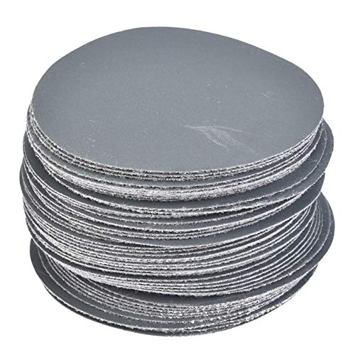 Haken- und Schleifenschleiferscheibe starkes Schleibpapier Nass trockener Gebrauch für Automobilreparatur Metall Holz Plastikpolier 75 mm 50pcs (3 in 1500#) von Generic