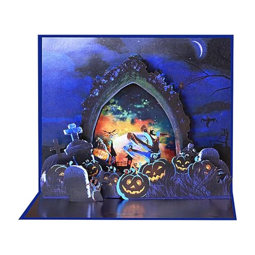 Halloween 3D Grusskarte Halloween Pop-Up Crepy Karte Happy - für Kinder | Leichtes und einzigartiges Geschenkpapier, perfekt für Einladungen von Freunden, Familie und Partys Halloween 3D Grusskarte Halloween Pop-Up Crepy Karte Happy - für Kinder | Leichtes und einzigartiges Geschenkpapier, perfekt für Einladungen von Freunden, Familie und Partys von Generic