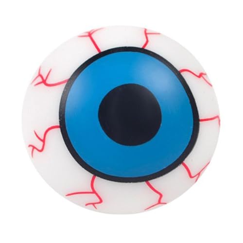 Halloween-Augapfel-Spielzeug – Quetsch-Prank-Ball, 1 Stück weicher Quetsch-Augapfel-Stressball | Halloween-Partytüte für Kinder und Erwachsene, knifflige Spielzeuge für gruselige Dekoration von Generic