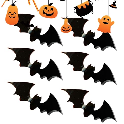 Halloween Fledermaus-Kuchenaufsätze, Halloween-Fledermaus-Cupcake-Toppers, schwarze Fledermaus-Tortenaufsätze aus Acryl für Halloween | Farc Spielzeug Halloween Fledermaus-Kuchenaufsätze, Halloween-Fledermaus-Cupcake-Toppers, schwarze Fledermaus-Tortenaufsätze aus Acryl für Halloween | Farc Spielzeug von Generic