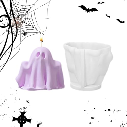 Halloween-Kerzenformen – Geisterkerzenform, Halloween-Kerzenformen, Silikonform für Epoxidharz, Kerze, handgefertigte Seife, Halloween- Halloween-Kerzenformen – Geisterkerzenform, Halloween-Kerzenformen, Silikonform für Epoxidharz, Kerze, handgefertigte Seife, Halloween- von Generic