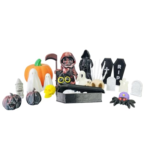 Halloween-Ornamente, Halloween-Figuren, Geister-Schreibtisch-Ornamente, kleine Statue, Heimdekoration für Kinder, Erwachsene, Mädchen, , Frauen, Männer, Urlaub, Schlafzimmer, Arbeitszimmer Halloween-Ornamente, Halloween-Figuren, Geister-Schreibtisch-Ornamente, kleine Statue, Heimdekoration für Kinder, Erwachsene, Mädchen, , Frauen, Männer, Urlaub, Schlafzimmer, Arbeitszimmer von Generic