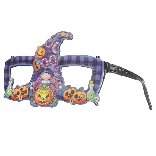 Halloween-Partybrille, Halloween-Cosplay-Brille - Lustiges Design für Fotos, Partyzubehör für Kostüme, Gläser für Gastgeschenke Halloween-Partybrille, Halloween-Cosplay-Brille - Lustiges Design für Fotos, Partyzubehör für Kostüme, Gläser für Gastgeschenke von Generic