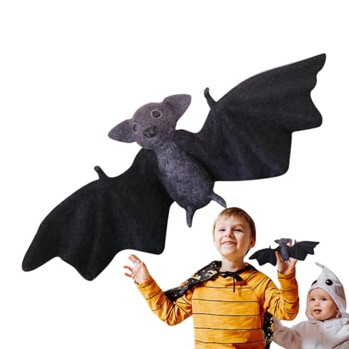 Halloween Puppe, Tier Nadelfilz Fledermauspuppe, Dekoration Fledermauspuppe, Filznadel, Halloween Nadelfilz Dekorationen Sorgfältig handgefertigt für cosp Party Halloween Puppe, Tier Nadelfilz Fledermauspuppe, Dekoration Fledermauspuppe, Filznadel, Halloween Nadelfilz Dekorationen Sorgfältig handgefertigt für cosp Party von Generic