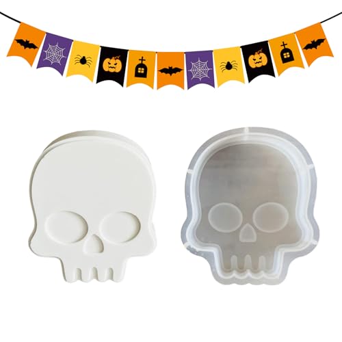 Halloween Schokoladenformen - Halloween Fondant Form | Puppengips Dekorform Für Auto Duft Schokolade Ton Aromatherapie Partydekoration Dessert Anhänger Basteln Seife Halloween Schokoladenformen - Halloween Fondant Form | Puppengips Dekorform Für Auto Duft Schokolade Ton Aromatherapie Partydekoration Dessert Anhänger Basteln Seife von Generic