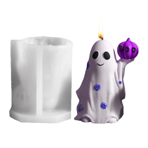 Halloween Seifenform - Ghost Pumpkin Silicon, Halloween -Seifeform mit 3D -Ghost -Kürbis -Design, flexibles Silikon für Harzguss, Kerzenwachs, Gips | Urlaubshandwerk, gruseliges, Party, Kinder Halloween Seifenform - Ghost Pumpkin Silicon, Halloween -Seifeform mit 3D -Ghost -Kürbis -Design, flexibles Silikon für Harzguss, Kerzenwachs, Gips | Urlaubshandwerk, gruseliges, Party, Kinder von Generic