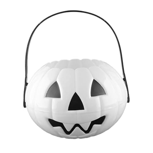 Halloween-Süßigkeiten-Eimer, Kürbis-Eimer, Halloween-Eimer, Foto-Requisiten mit Griff, faltbare Süßigkeitentüten, Halloween-Dekorationen von Generic