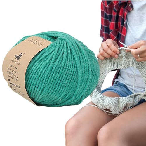 Handhäkelgarn, Wollgarn zum Stricken | Weiches Garn zum Stricken und Häkeln von Hand, bequeme Decken, Häkelwollgarn für Pullover, Hut, Handschuhe, Schals, Spielzeug Handhäkelgarn, Wollgarn zum Stricken | Weiches Garn zum Stricken und Häkeln von Hand, bequeme Decken, Häkelwollgarn für Pullover, Hut, Handschuhe, Schals, Spielzeug von Generic