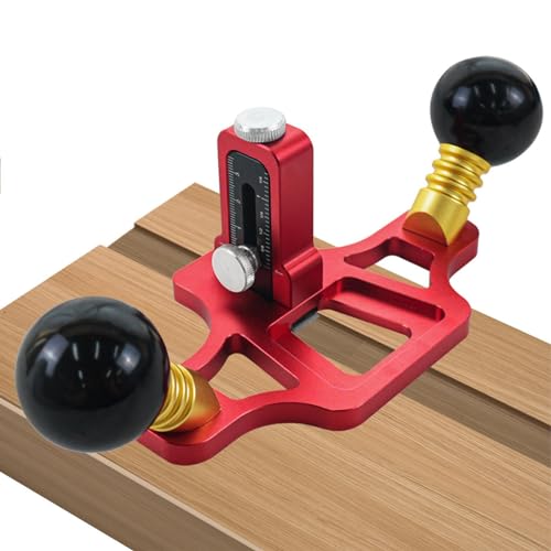 Handhobelmaschine für Holz, Holzbearbeitung Hobelmaschine, Unterschnitt aus Aluminiumlegierung, Tischlerwerkzeug, ergonomisches Zubehör für die Holzbearbeitung, bzw von Generic