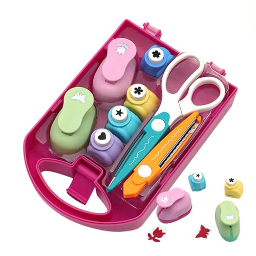 Handstanzer - Herzform Stern Handstanzer für Kinder | Herz Stern Stanzer DIY Projekte, DIY Liebhaber Schreibwaren für Studenten Ab von Generic