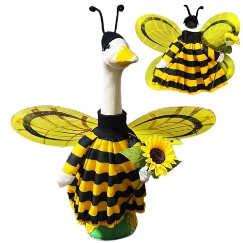 Happy Birthday Gänse-Outfit – Oster-Outfit mit Hut und Bandana für 43,2 cm oder 58,4 cm, Zement und Kunststoff für Rasen, lustige Veranda- und Gartendekoration Happy Birthday Gänse-Outfit – Oster-Outfit mit Hut und Bandana für 43,2 cm oder 58,4 cm, Zement und Kunststoff für Rasen, lustige Veranda- und Gartendekoration von Generic