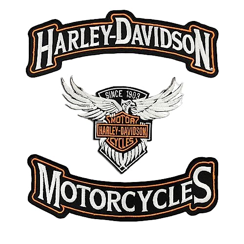 Harley Embroidery Eagle Rockers Motorrad Aufbügler Biker Patch von Generic