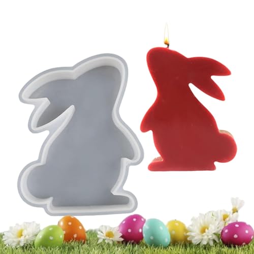 Harzform aus Kaninchen, Gießform für Osterhasen, handgefertigte Silikonform für Kerzen, handgefertigte antihaftbeschichtete Bastelarbeiten für Gips, Epoxidharz, Kerzen, Hie Harzform aus Kaninchen, Gießform für Osterhasen, handgefertigte Silikonform für Kerzen, handgefertigte antihaftbeschichtete Bastelarbeiten für Gips, Epoxidharz, Kerzen, Hie von Generic