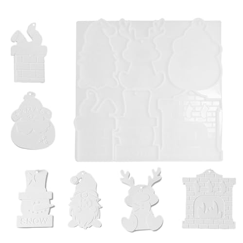 Harzformen für Weihnachtsschmuck, Formen für Weihnachtsschmuck | Epoxidharzformen für den Urlaub - Gießformen für Ornamente für Weihnachtsdekorationen für Epoxidharz, steht von Generic